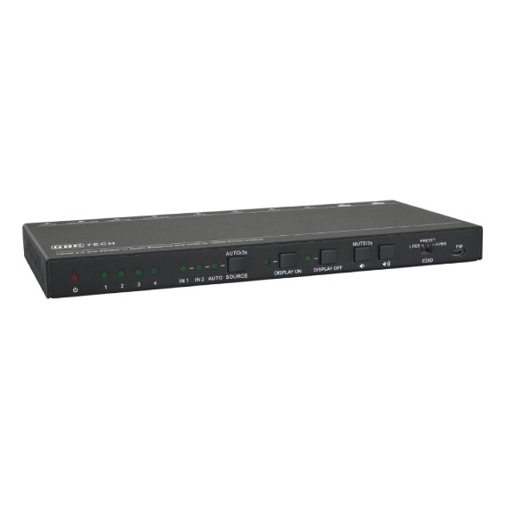 14281120 MATRIX HDMI 2 INGRESSI 4 USCITE "FALSE MATRIX" UHD TV 4K X 2K @ 60HZ HDR CON DOWNSCALING E ESTRATTORE AUDIO