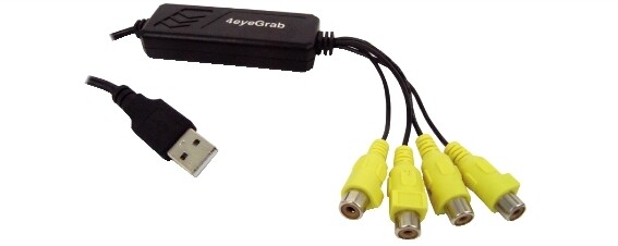 59780107 SCHEDA DI ACQUISIZIONE VIDEO USB 2.0 4 CANALI PER VIDEO SORVEGLIANZA