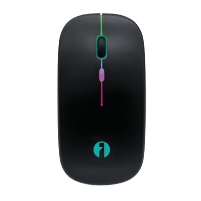 59860150 MOUSE WIRELESS RICARICABILE CON LED RGB ISNATCH
