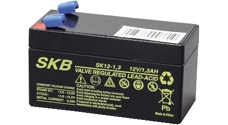 SK12 - 1,3 - BATTERIA AL PIOMBO 12V 1.3AH SKB SK12-1.3