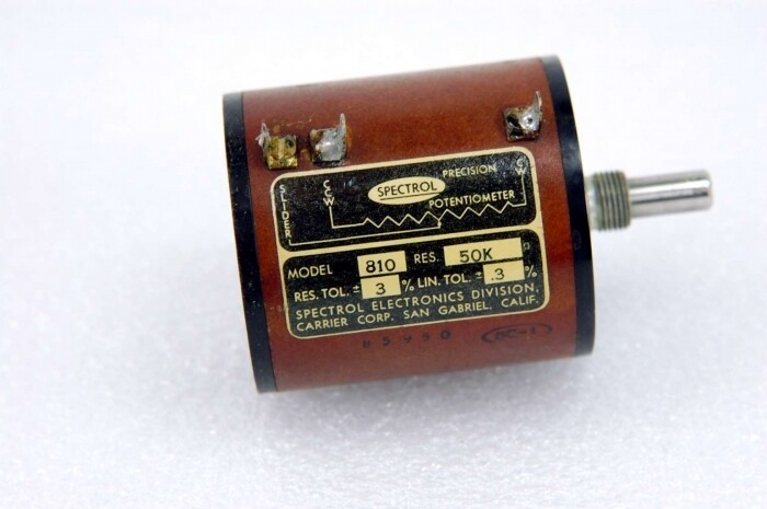 SP810-2K  POTENZIOMETRO A FILO 10 GIRI 2Kohm