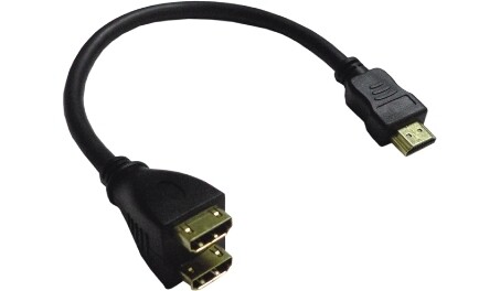 14285125 CAVETTO SPLITTER HDMI 1 SPINA / 2 PRESE 20CM