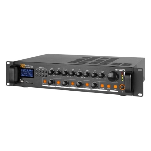 61618000 AMPLIFICATORE PA 120W 4 ZONE CON MP3/FM/BLUETOOTH