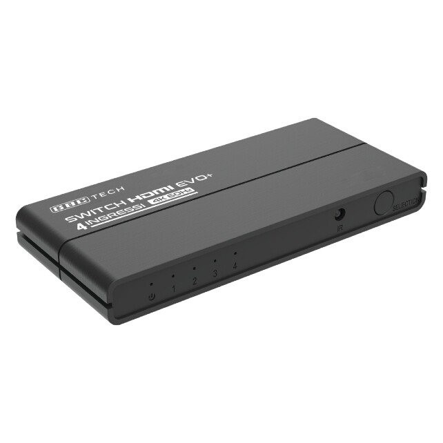 14281320 SWITCH HDMI 4 PORTE UHD TV 4K X 2K @ 60HZ CON TELECOMANDO