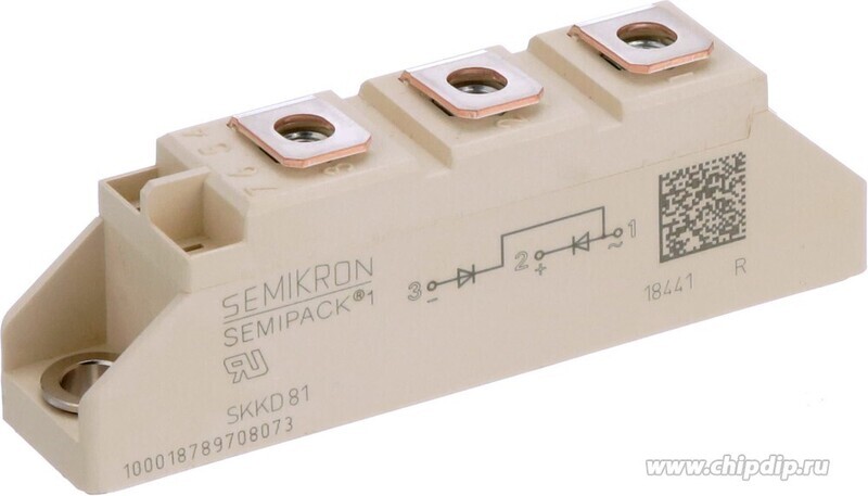 SKKD81-08 SEMIPACK 80A 800V DOPPIO DIODO