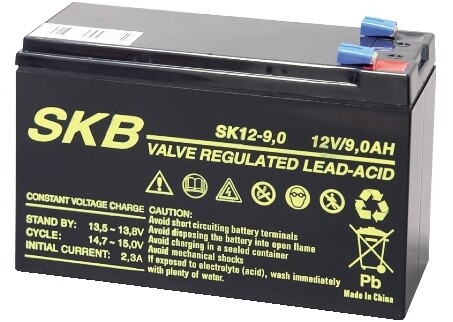 SK12 - 9,0 - BATTERIA AL PIOMBO 12V 9.0AH SKB SK12-9.0