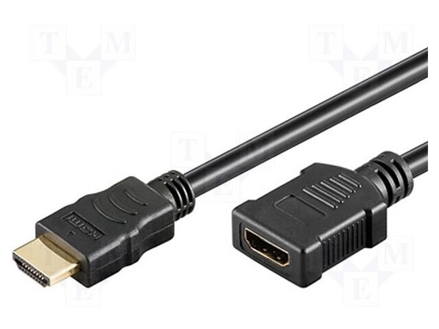 Cavo HDMI 1.4 mt. 3,0; HDMI presa -HDMI spina; nero