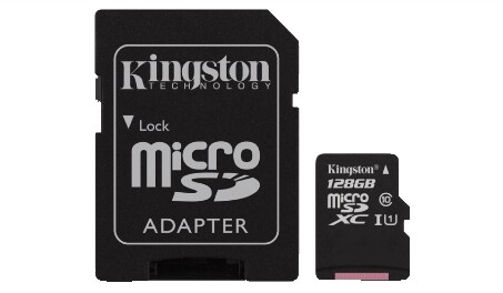 PK701925  FLASH DRIVE MICRO SDXC/128GB CON ADATTATORE SD KINGSTON