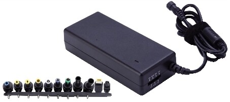 34011502 ALIMENTATORE UNIVERSALE PER NOTEBOOK A TENSIONE VARIABILE 90W