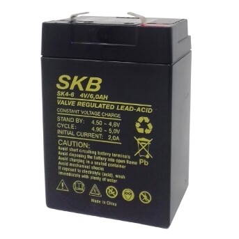 SK4 - 6,0 - BATTERIA AL PIOMBO 4V 6.0AH SKB SK4-6.0