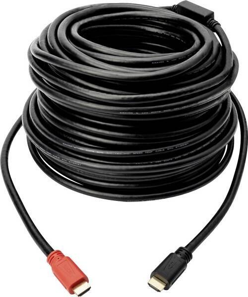 Cavo HDMI mt. 30,00 attivo con amplificatore contatti dorati  Digitus AK330105300S