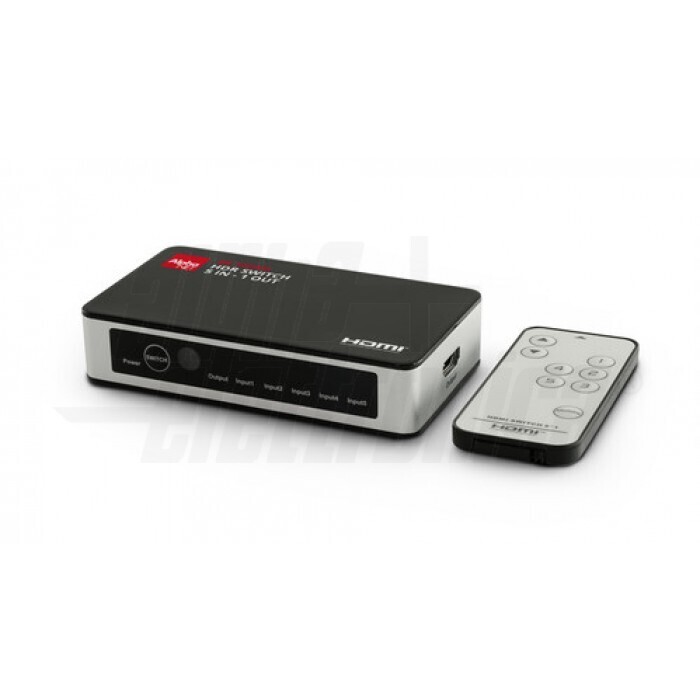 CT205/7 Commutatore HDMI®, 5 in - 1 out 4K@60Hz HDR - con telecomando