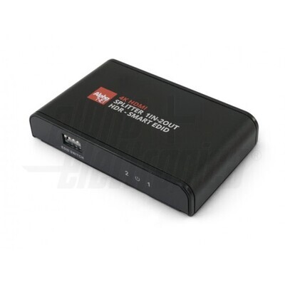 CT302/21 Distributore HDMI®, 1 in - 2 out 4K@60Hz con smart EDID - compatibile HDR - con scaler