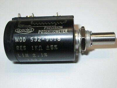 SP532-10R POTENZIOMETRO A FILO 10 GIRI 10 ohm