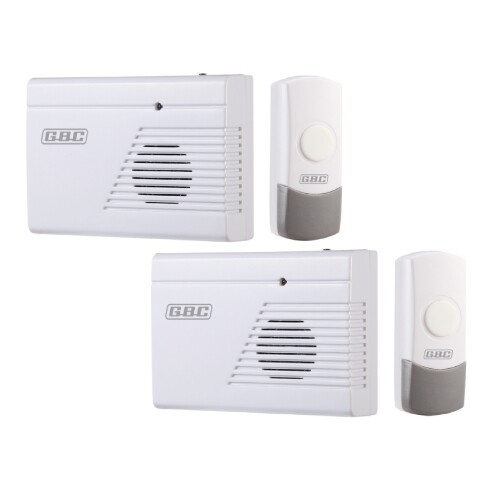 67834165 KIT 2 CAMPANELLI WIRELESS CON PULSANTI IP44
