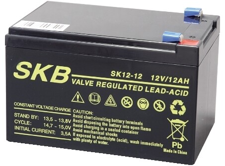 SK12 - 12 - BATTERIA AL PIOMBO 12V 12AH SKB SK12-12