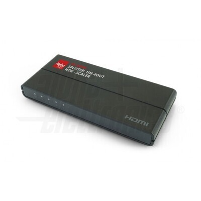 CT304/25 Distributore HDMI®, 1 in - 4 out 4K@60Hz - compatibile HDR - con scaler