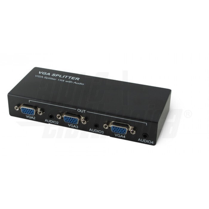 CT304/VGA/6 Distributore VGA, 1 in - 4 out