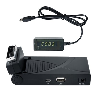 58596100 DECODER DIGITALE TERRESTRE DVB-T2 HEVC 10 HD SCART/HDMI USB LAN