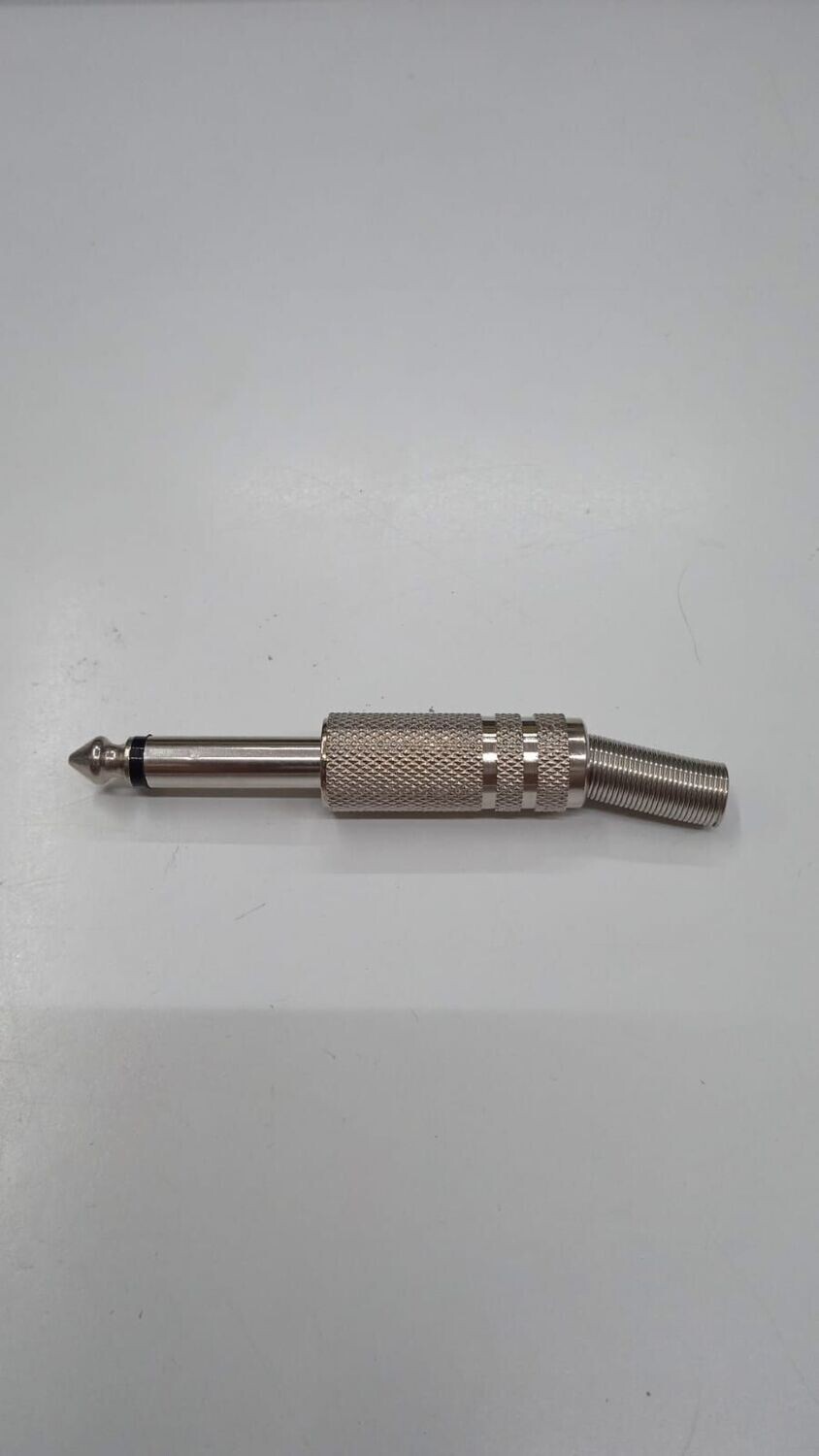 SPINA VOLANTE METALLO ARGENTO MONO 6,3mm
