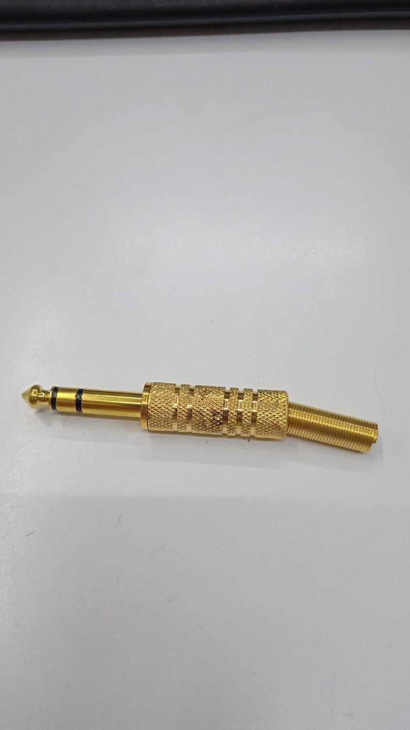 SPINA VOLANTE METALLO ORO STEREO 6,3mm
