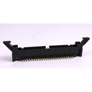Connettore Maschio IDC per Connettori a Perforazione di Isolante 50 Poli - da Circuito Stampato - 90 °