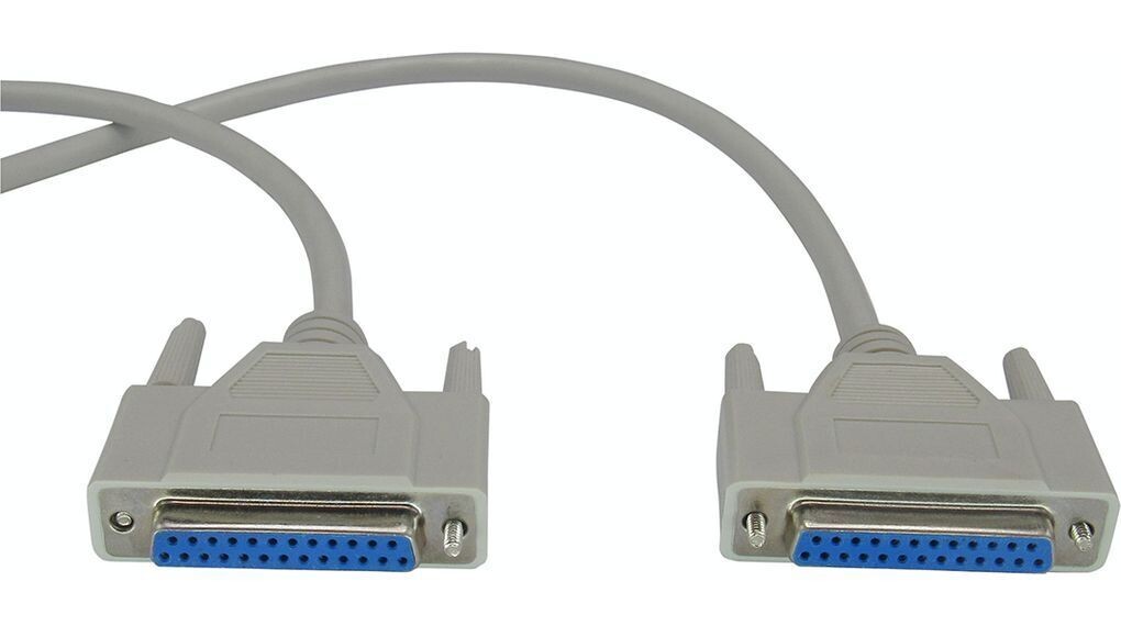 Cavo seriale D-SUB a 25 pin femmina - D-SUB 25 pin femmina 2m, RND Connect
