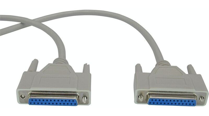 Cavo seriale D-SUB a 25 pin femmina - D-SUB 25 pin femmina 2m, RND Connect