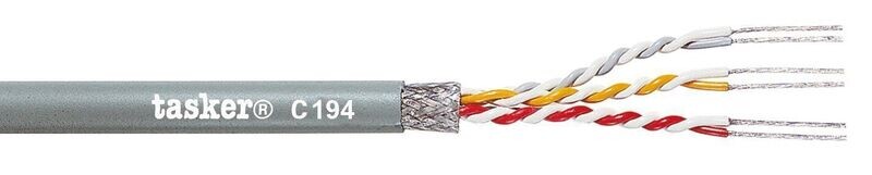 Tasker C194 3x2x0,22 mm²
Shielded Twisted Pair Cable 
( Minimo ordinabile 10MT )