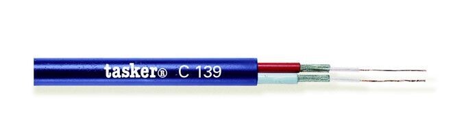 Cavo video speciale Tasker 2x0,08 mm² - 75 Ohm C139
( Minimo ordinabile 10MT )