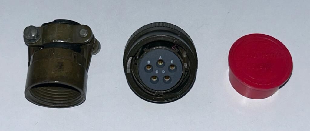 MS3116F14-5SY VEAM Connettore Circolare volante mil 5 POS Solder Female MS3116F14-5