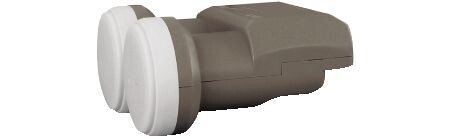 LNB MONOBLOCCO A 6° PER 2 SATELLITI (1 USCITA) LTE FREE 0,1DB