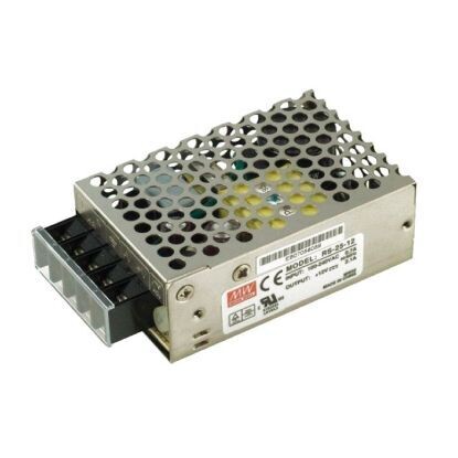 RS-25-12 - ALIMENTATORE MEANWELL GRIGLIATO 25W 12V