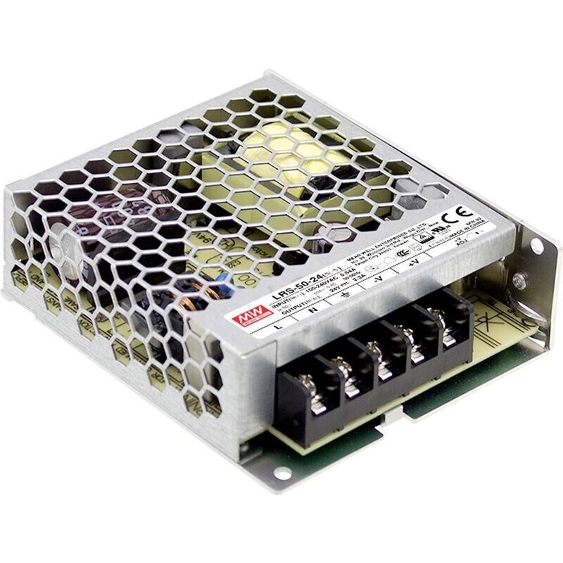 Mean Well LRS-50-12 Alimentatore AC / DC telaio chiuso 4.2 A