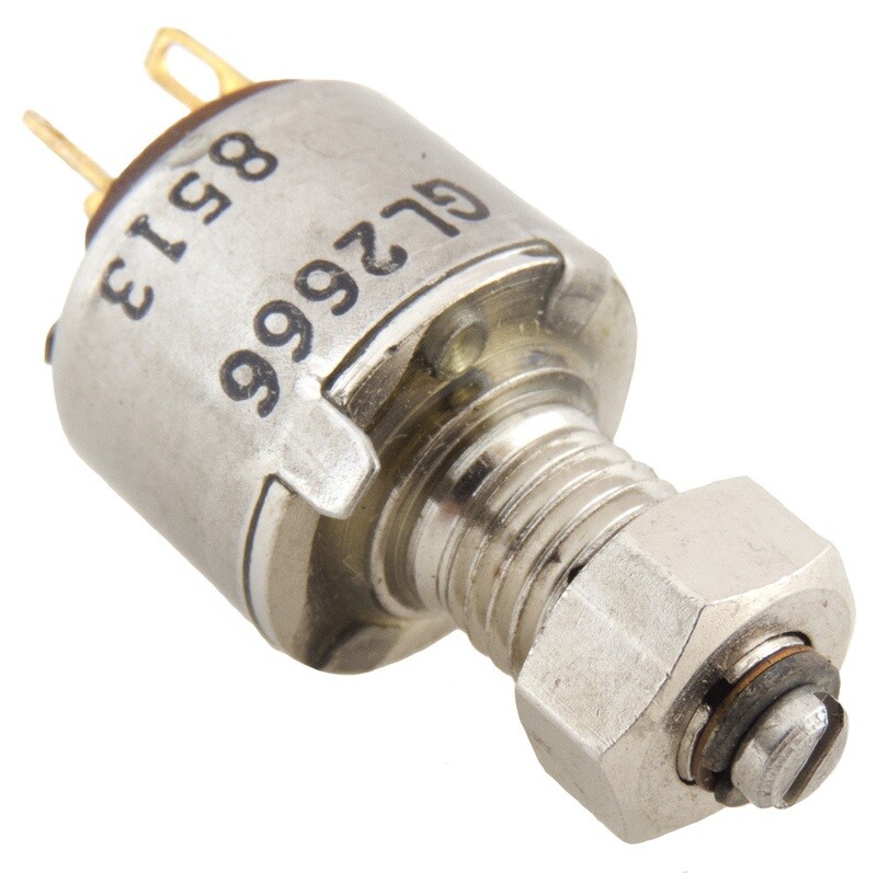 ABRV6LAYSA503 POTENZIOMETRO LINEARE 1 GIRO 50K ASSE D. 3 mm (con blocco)