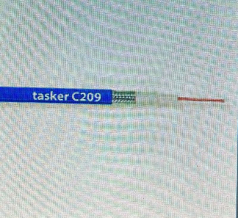 Tasker C209 – 1x0,75 mm² Special Coaxial Cable 75 Ω ( Minimo ordinabile 10MT )