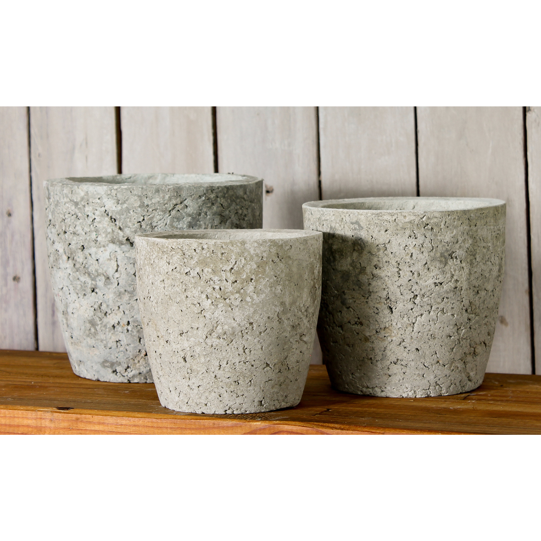 Earth Pots - Chubby Planter, Choose your size: X small - 12cm high x 10cm wide