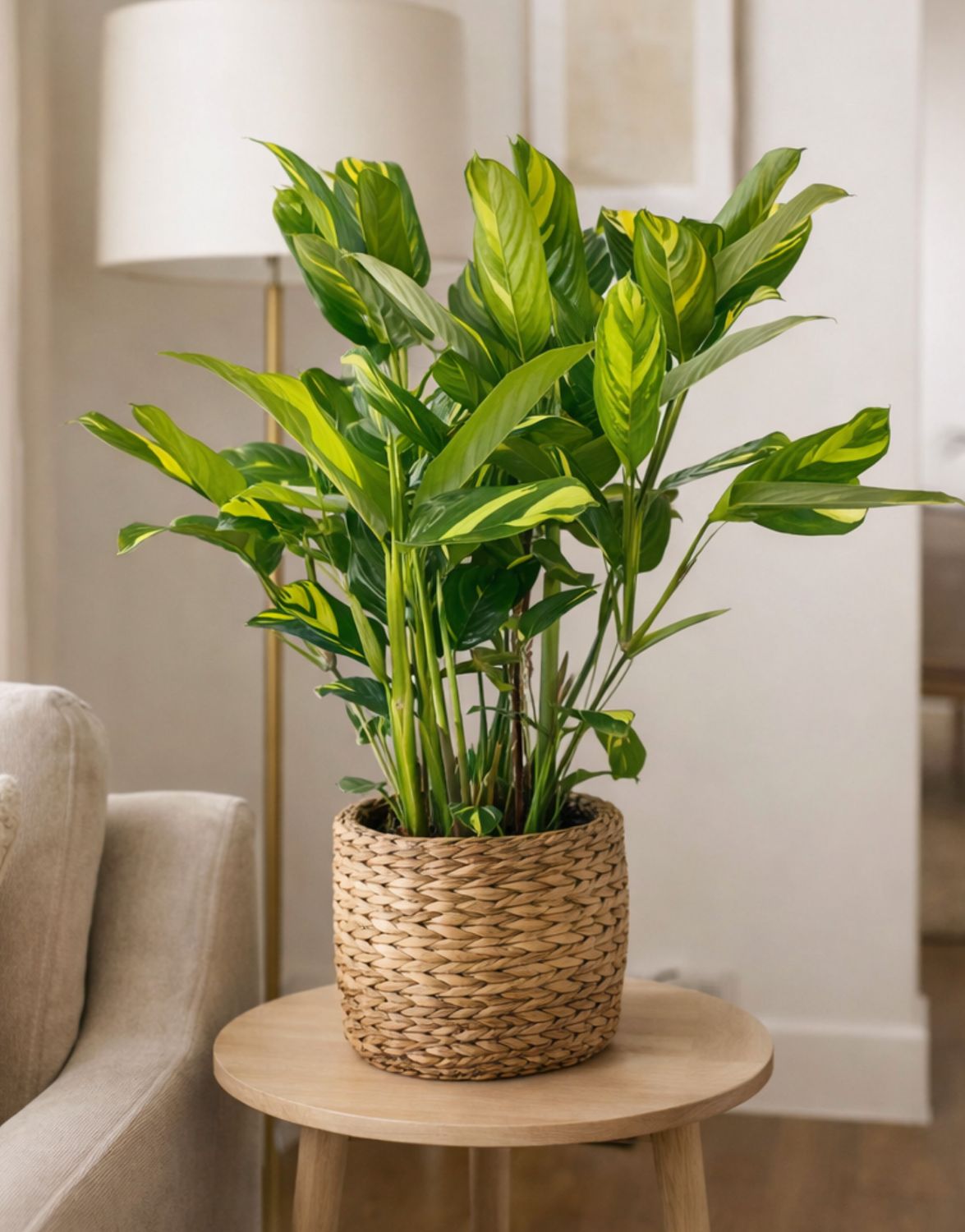 Golden mosaic prayer plant