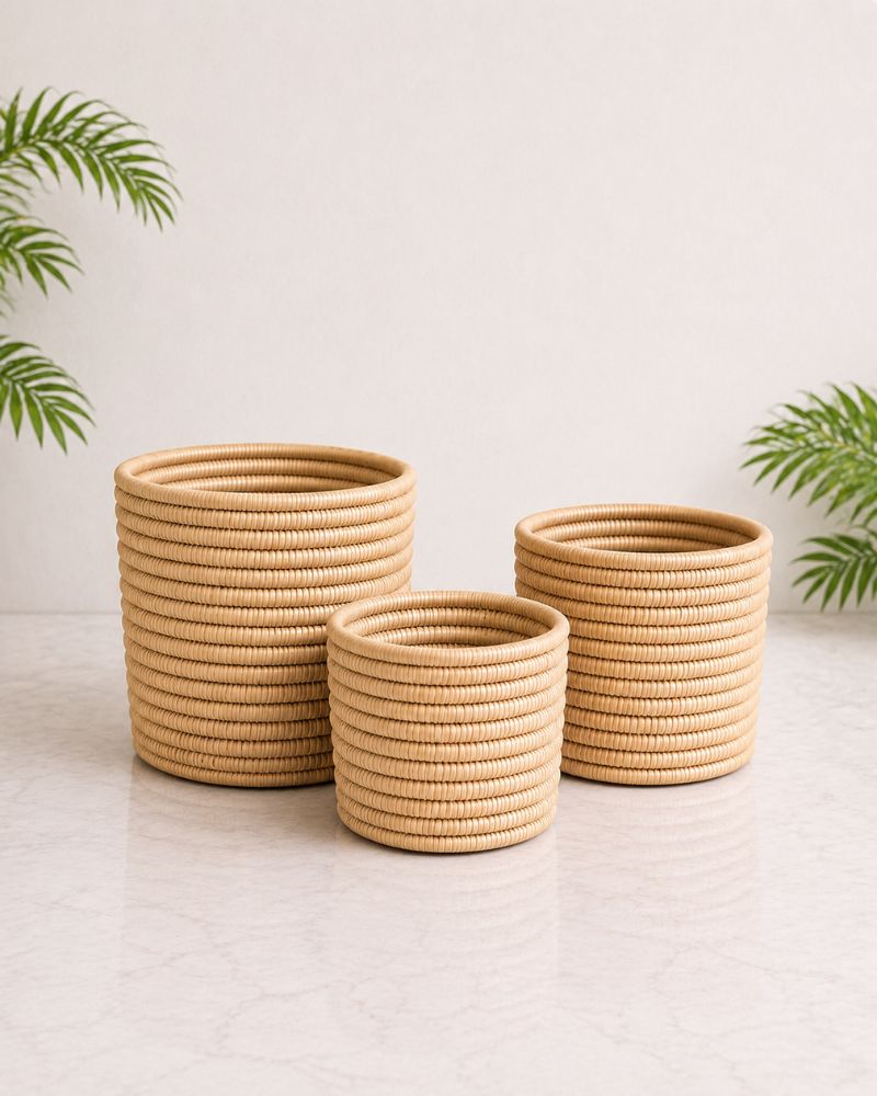 Woven baskets Woven baskets