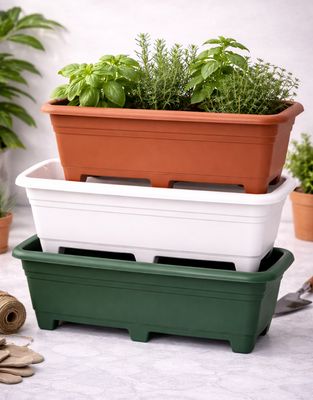 Herb window planter box