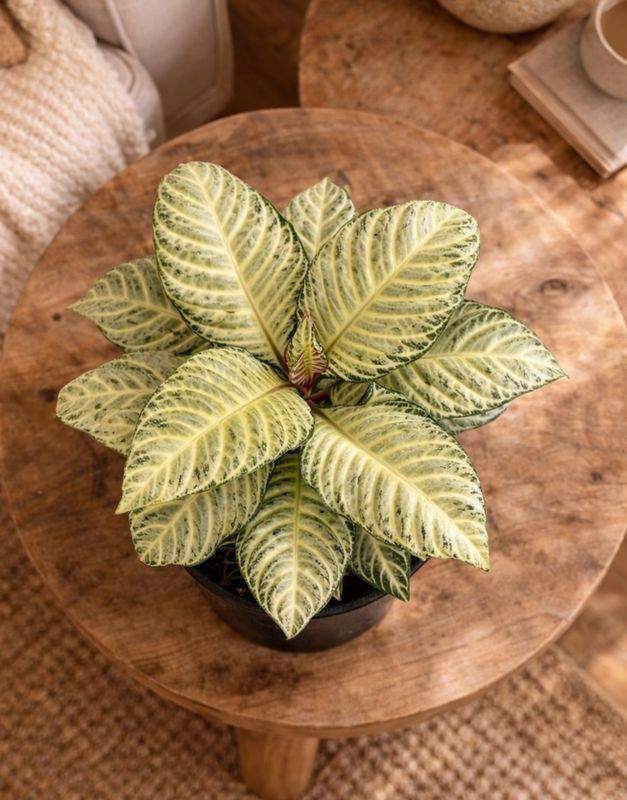 Whitewash Zebra Plant