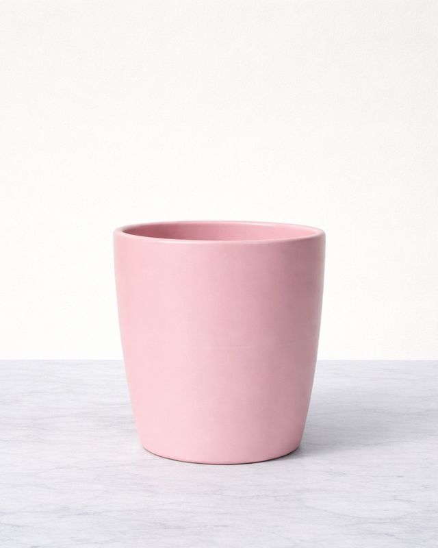 Satin pink pot