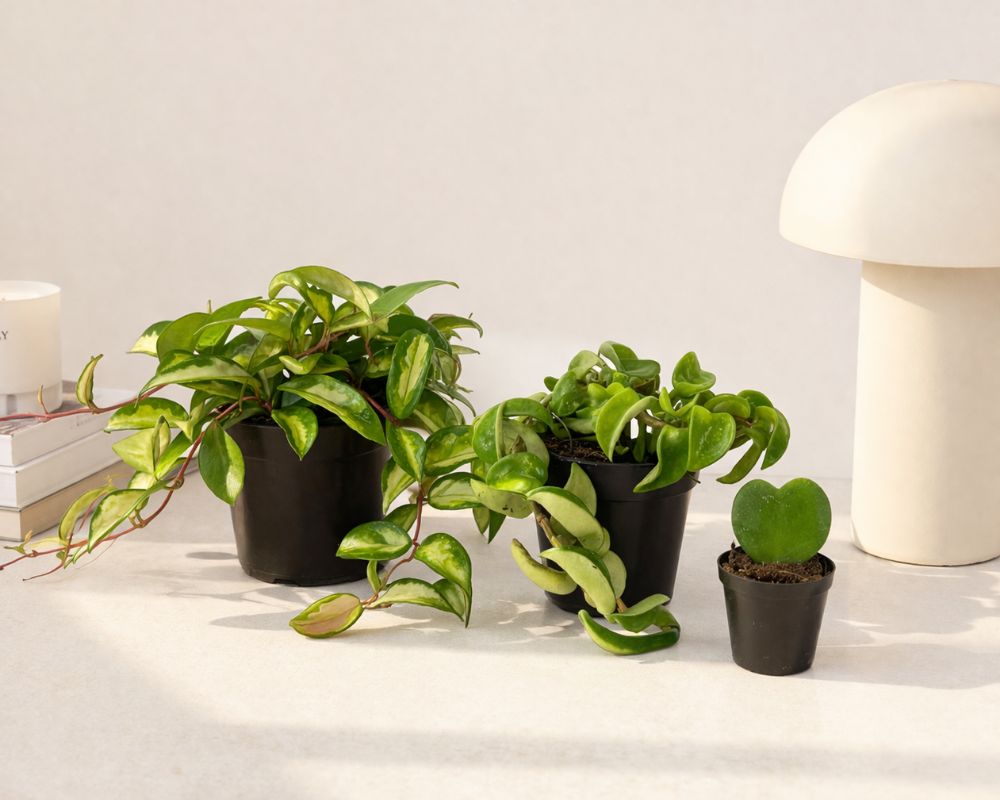 Wax Plant trio Wax Plant trio