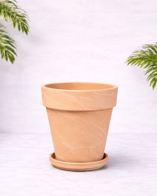 Tall marble terracotta pots Tall marble terracotta pots