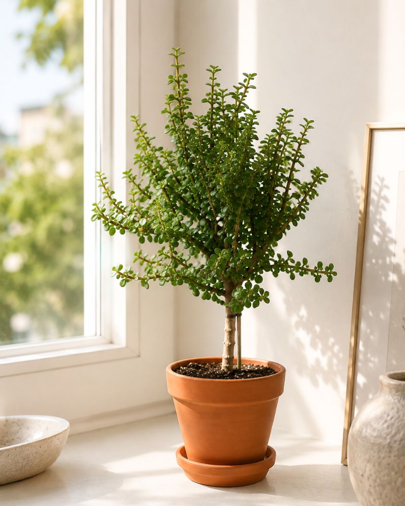 Dwarf Jade plant lollipop Dwarf Jade plant lollipop
