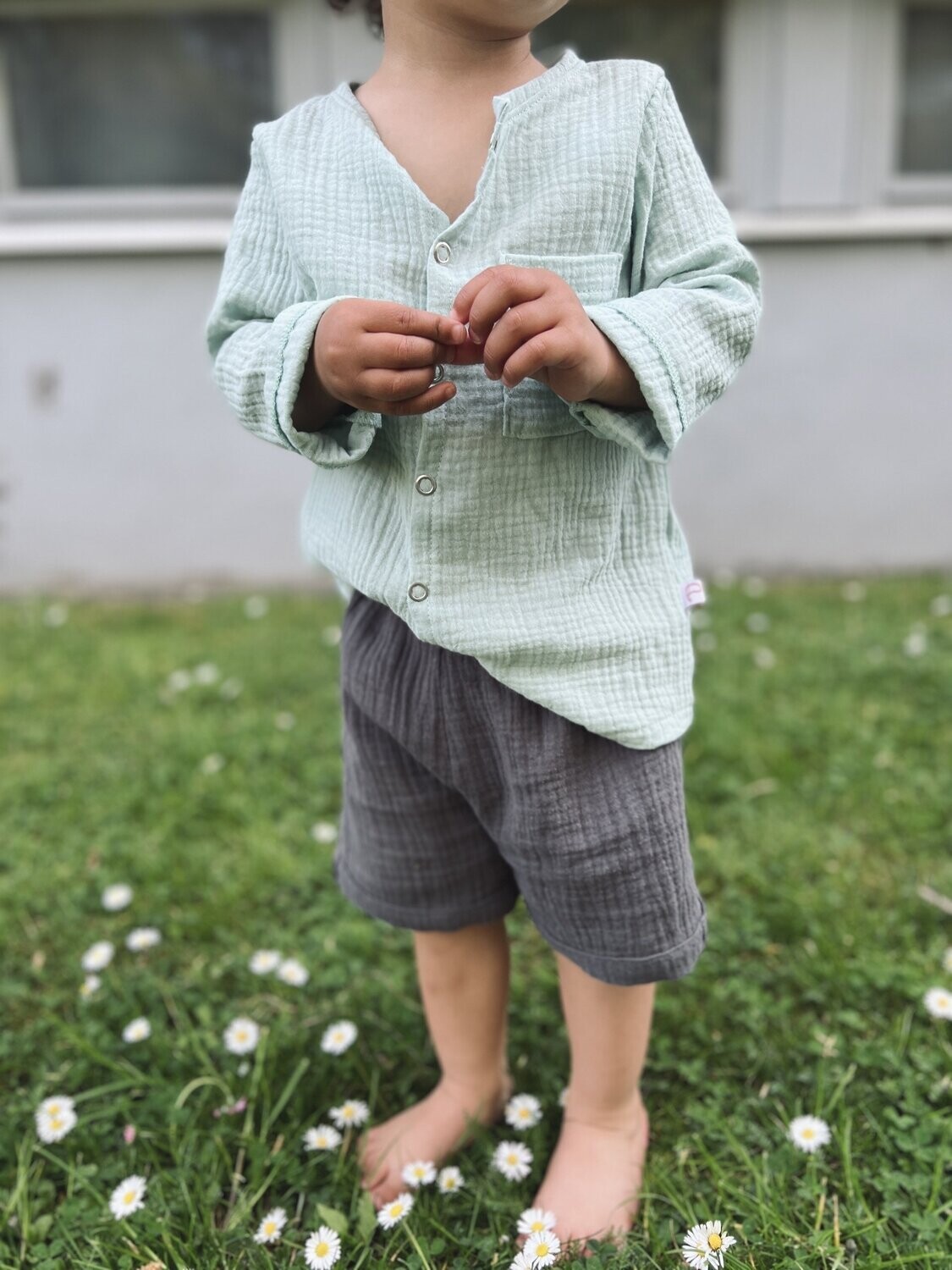 Musselin Hemd in vielen Farben