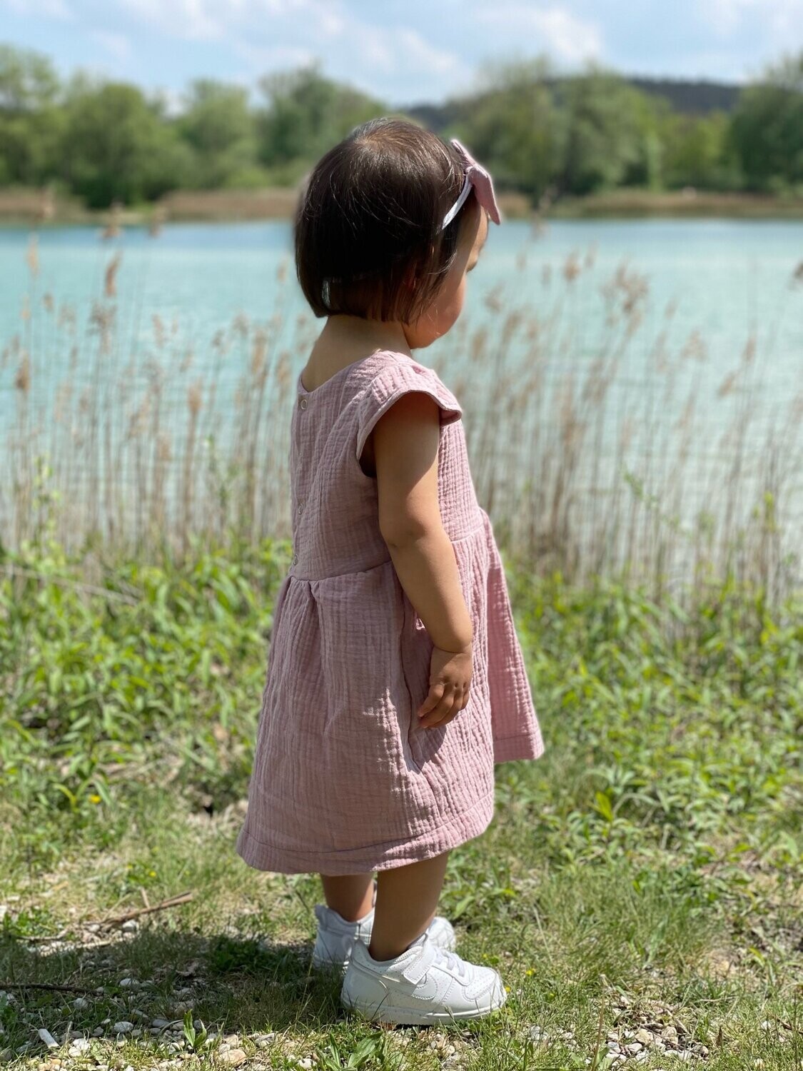 Musselin Kleid in vielen Farben