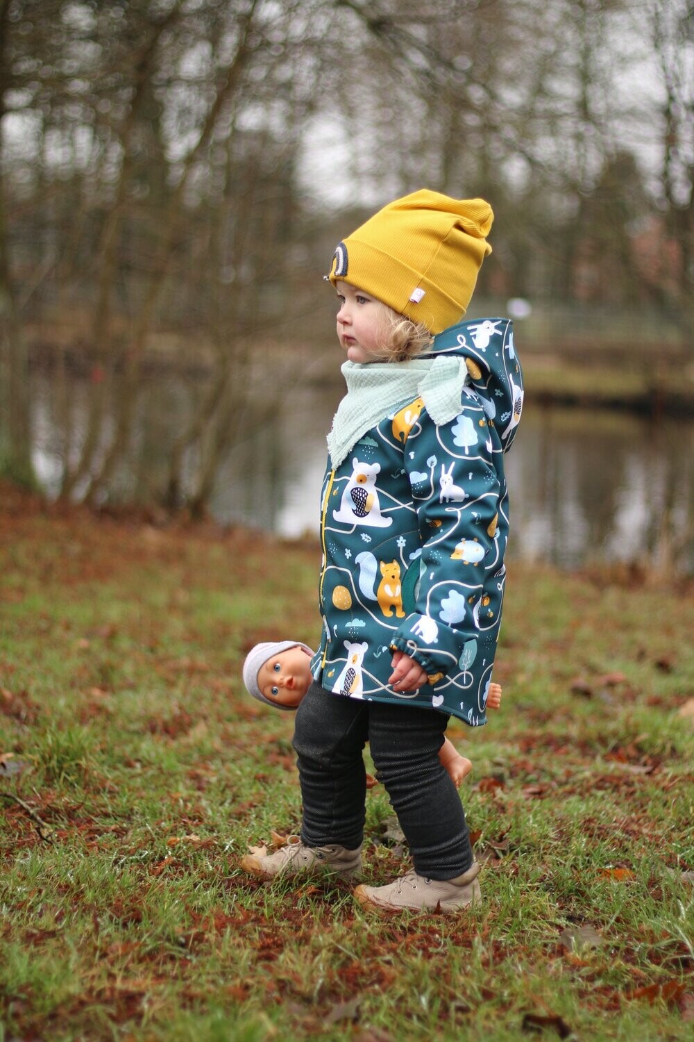 Softshelljacke Tierparadies mit Fleece-Futter