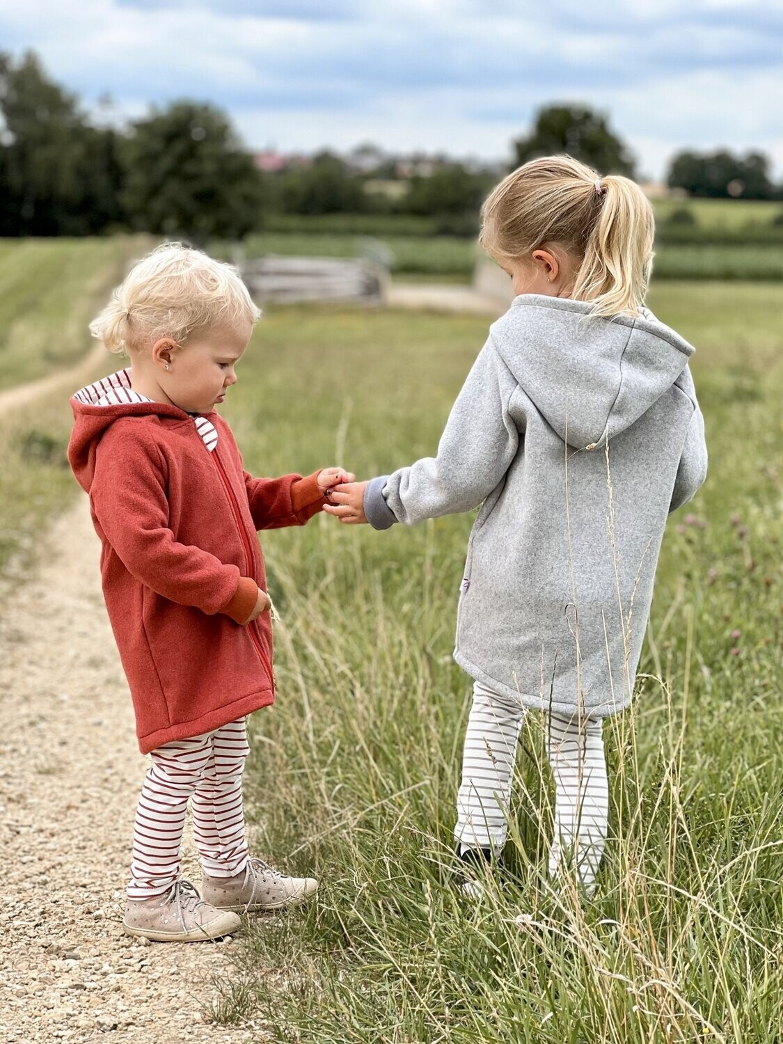 Fleecejacke aus reiner Baumwolle