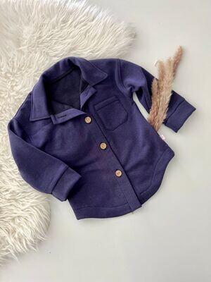 kuschelig, angeraute Sweatjacke